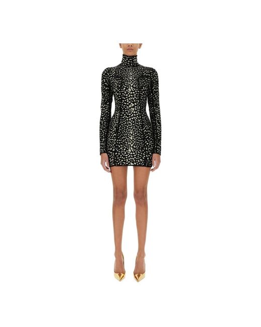 Roberto Cavalli Black Short Dresses