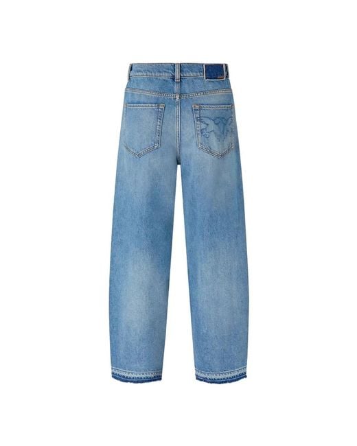 Pinko Blue Loose-Fit Jeans