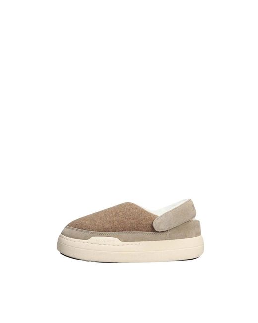 Moon Boot Natural Park Filz Clogs