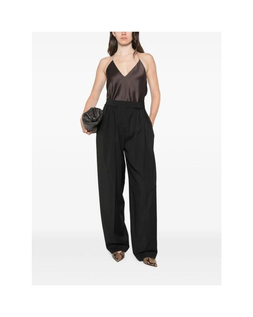 Sportmax Black Tapered Trousers