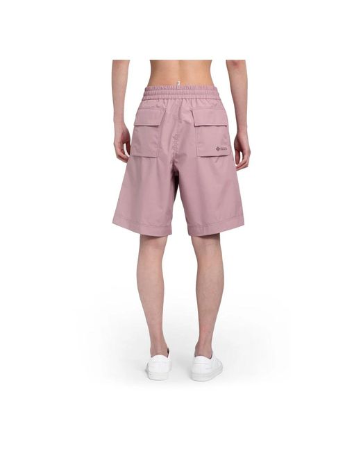 Moncler Hellrosa gore-tex paclite shorts in Pink für Herren
