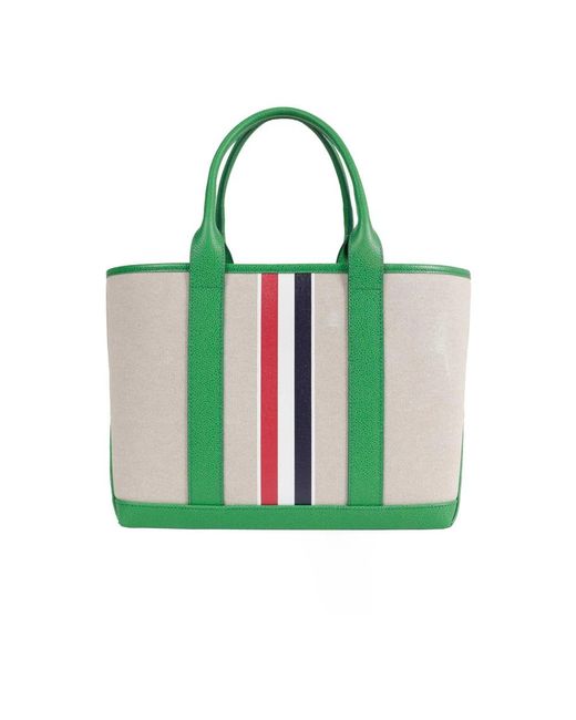 Thom Browne Green Tote Bags for men