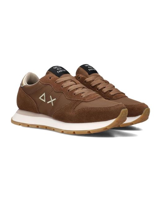 Sun 68 Brown Sneakers