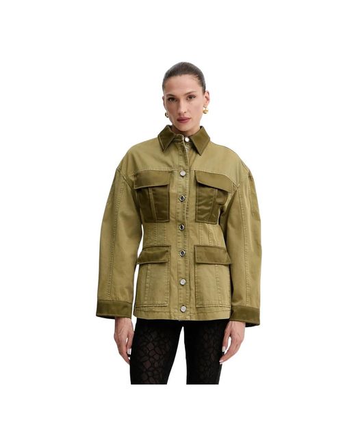 Light Jackets Pinko en coloris Green