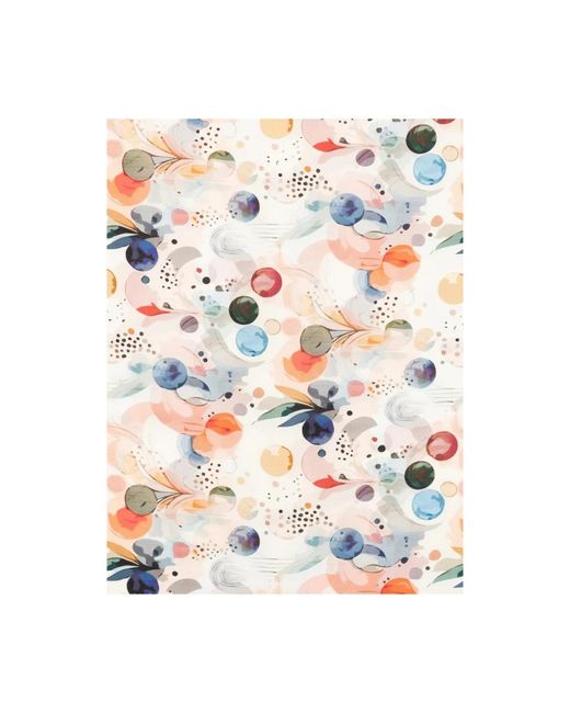 D'Aniello White Silky Scarves