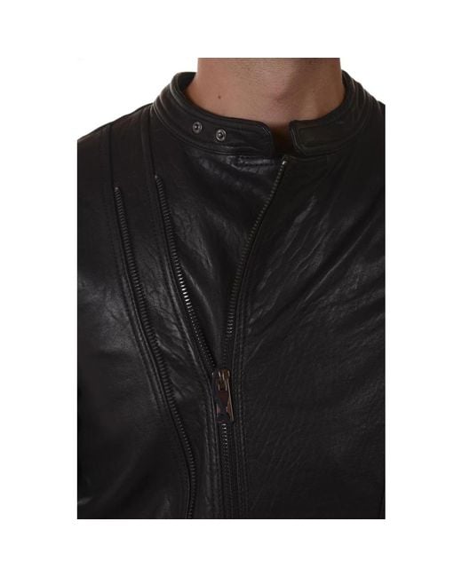 Armani Jeans Leather jackets in Black für Herren