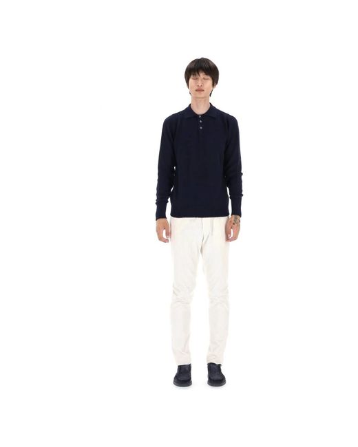 Drumohr Blue Polo Shirts for men