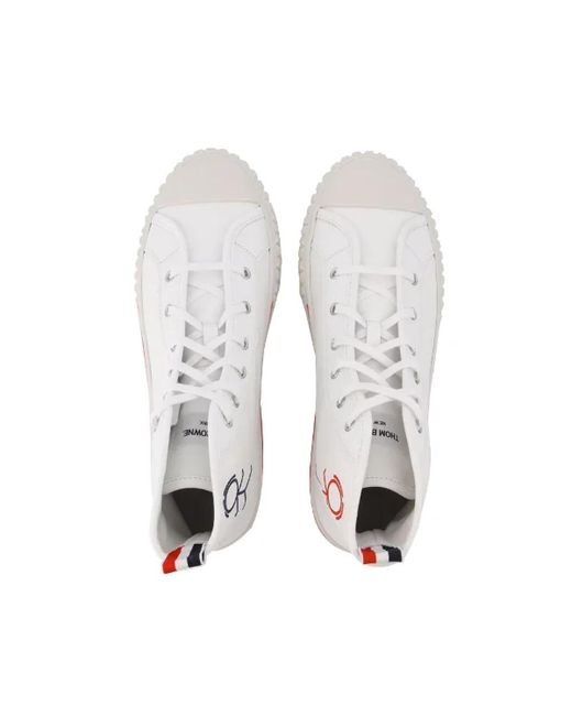Thom Browne Leder sneakers in White für Herren