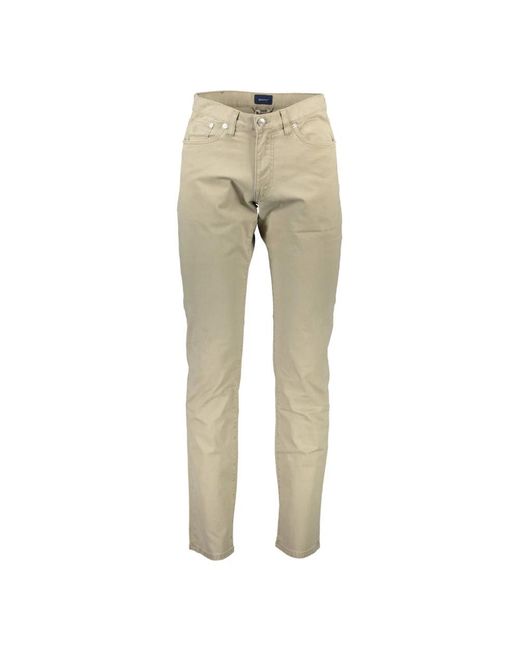 Gant Natural Slim-Fit Trousers for men