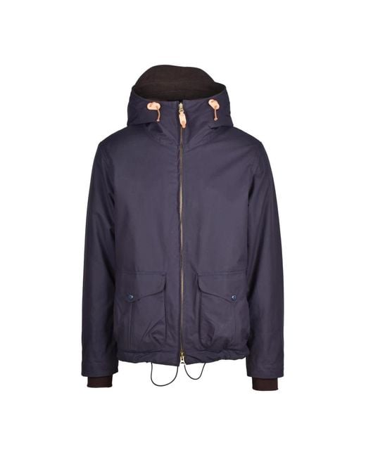 Winter Jackets di Manifattura Ceccarelli in Blue da Uomo