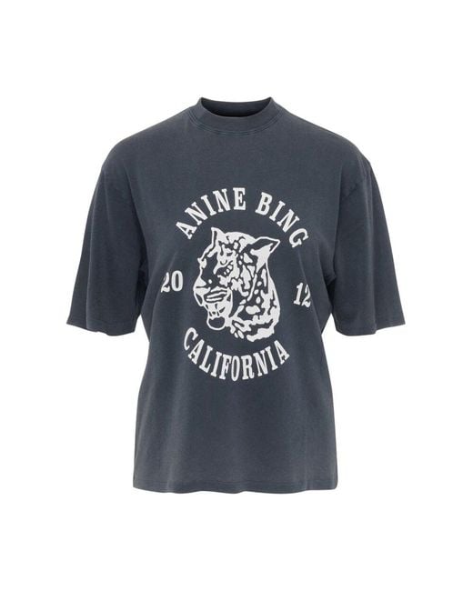 Anine Bing Blue T-Shirts
