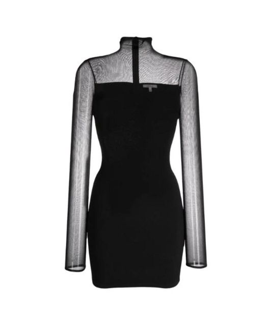Nensi Dojaka Black Short Dresses