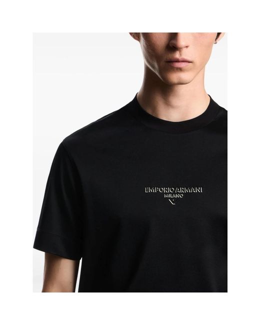 Emporio Armani Black T-Shirts for men