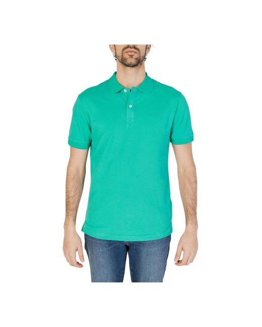 Gas Green Polo Shirts for men