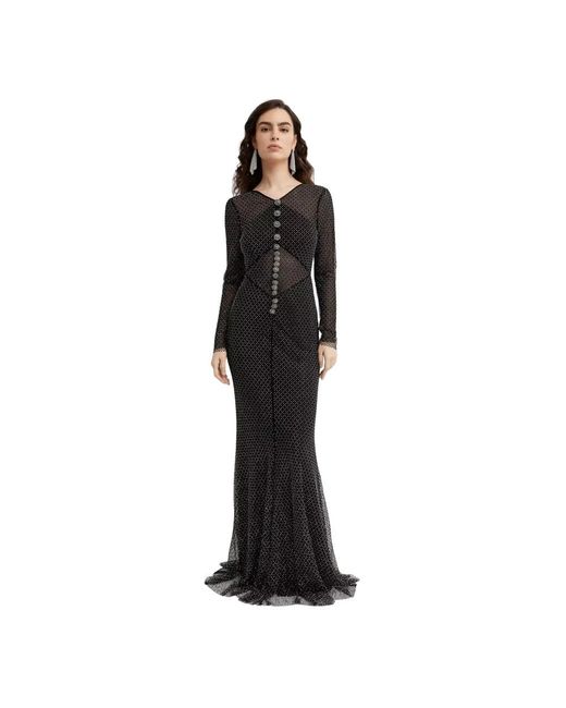 Gowns Self-Portrait de color Black