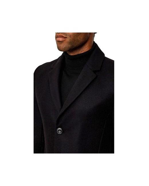 HUGO Migor2541 Coat in het Black voor heren