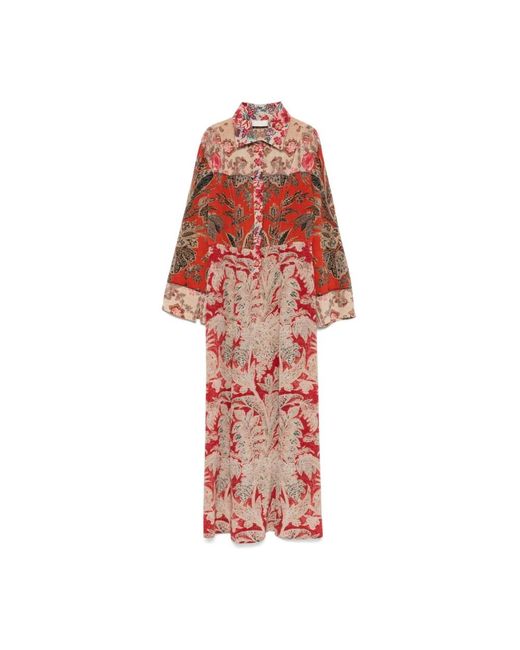 Shirt Dresses Pierre Louis Mascia de color Red