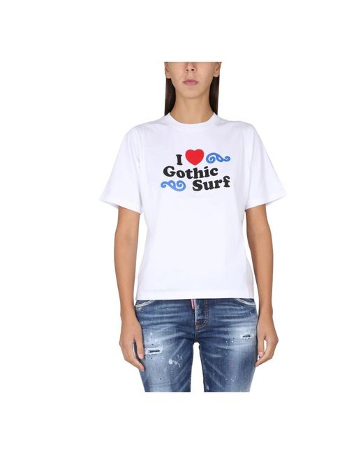 DSquared² White T-Shirts