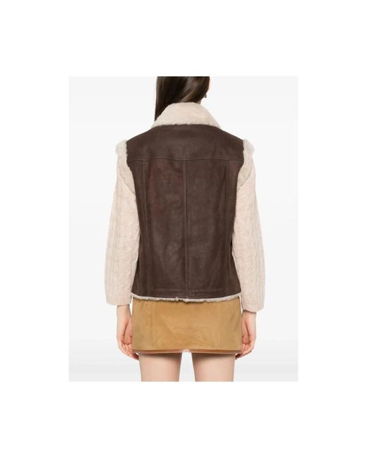 Brunello Cucinelli Brown Waistcoats