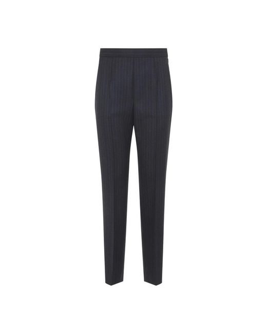 Jil Sander Blue Cropped Trousers