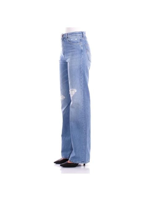 Dondup Blue Straight Fit Jeans