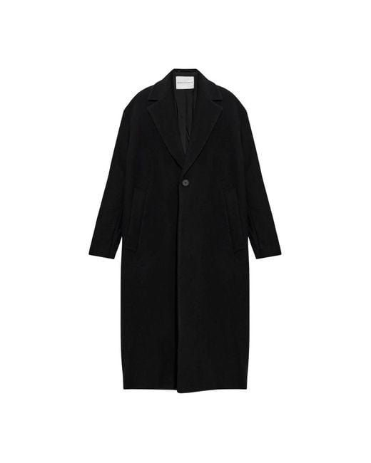 Single-Breasted Coats Studio Nicholson de hombre de color Black