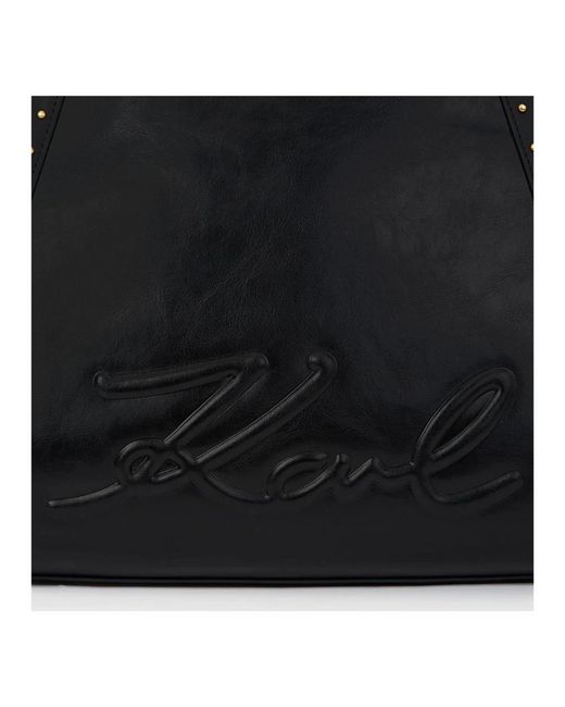 Karl Lagerfeld Black Shopping Bags