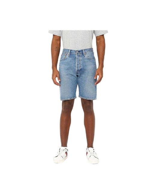 Levi's Blue Denim Shorts for men