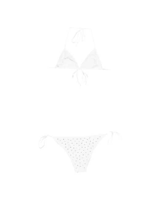 Oseree Gem Two Piece in het White