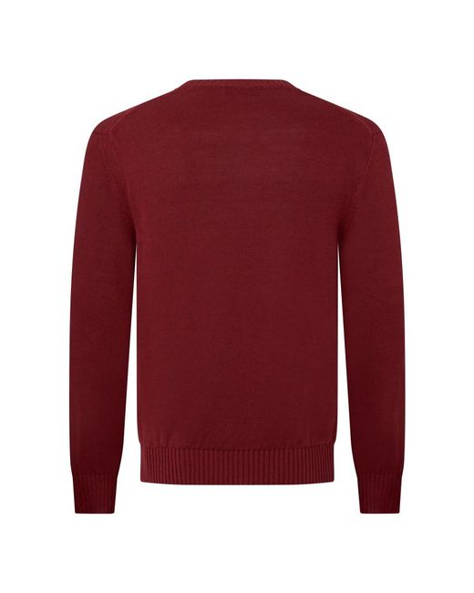 Slowear Red Round-Neck Knitwear for men