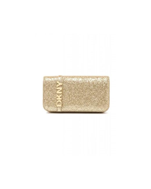 Clutches DKNY de color Natural