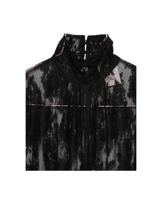 Semicouture Black Midi Dresses