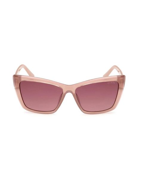 Guess Pink Stylische sonnenbrille für frauen