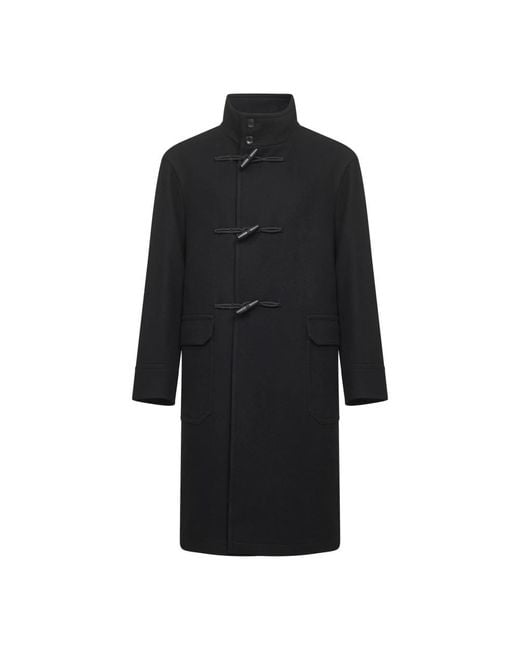 Single-Breasted Coats Tagliatore pour homme en coloris Black