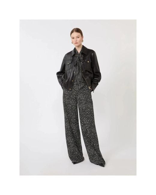 Max Mara Black Blouses