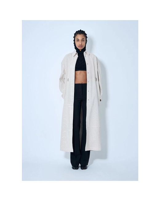 Sportmax Blue Straight Trousers