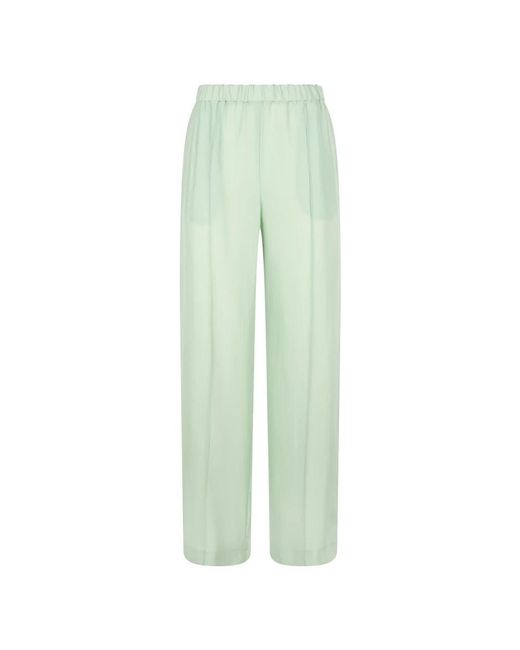 Fabiana Filippi Green Straight Trousers