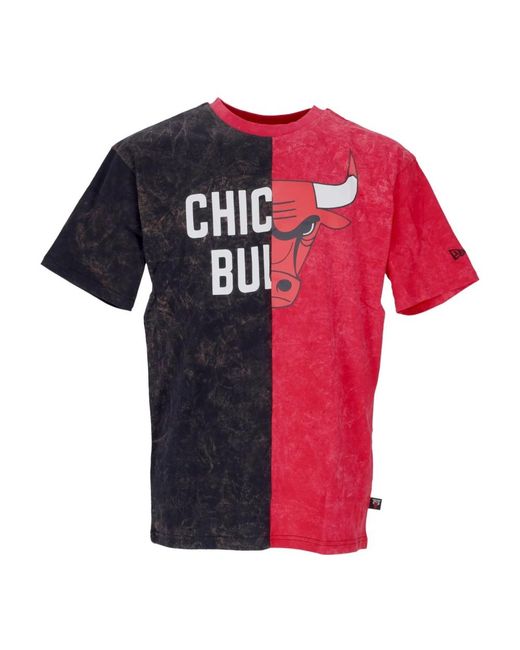 KTZ Tops ,Zwart ,Nba Washed Pack Graphic Tee in het Pink voor heren