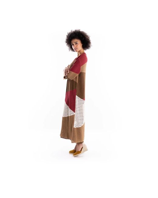 Akep Red Long Strickware