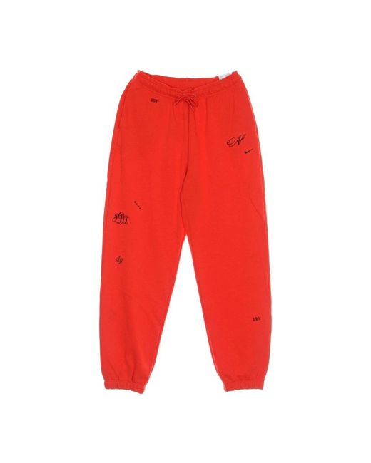 Nike Sweatpants in het Red