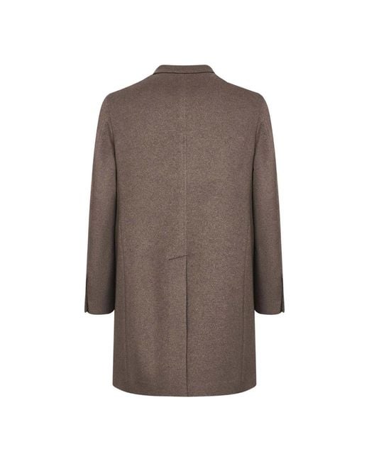 Tagliatore Brown Single-Breasted Coats for men