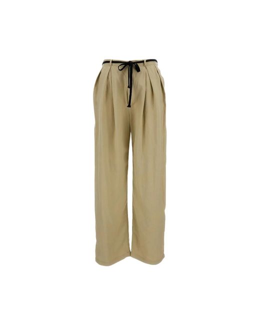 Barena Green Wide Trousers