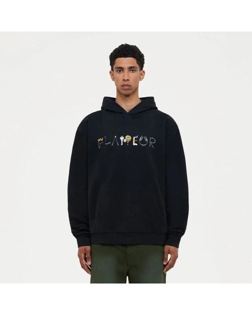 flâneur Black Hoodies for men