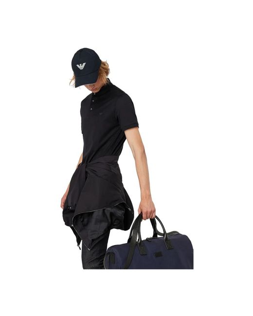 Emporio Armani Polo Shirts in Black für Herren