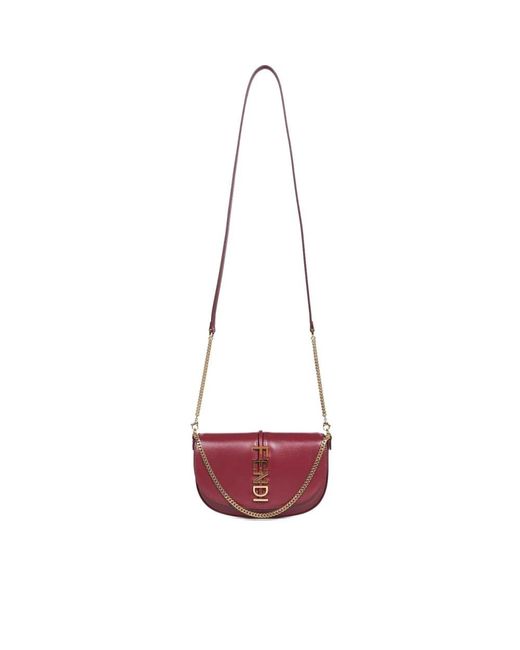 Fendi Red Cross Body Bags