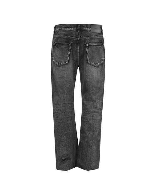 Purple Brand Gray Straight Fit Jeans for men