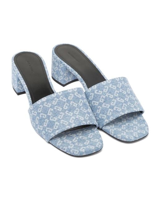 Givenchy Schoenen ,Blauw ,Leer Stijlvolle Sandalen Voor Zomerse Outfits in het Blue