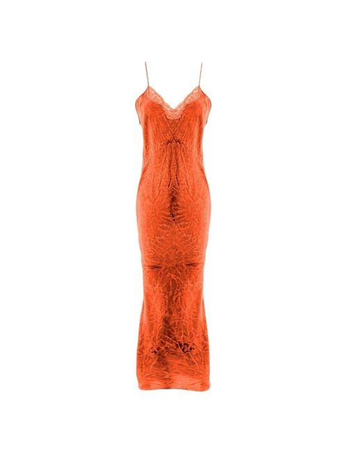 Mes Demoiselles Orange Maxi Dresses