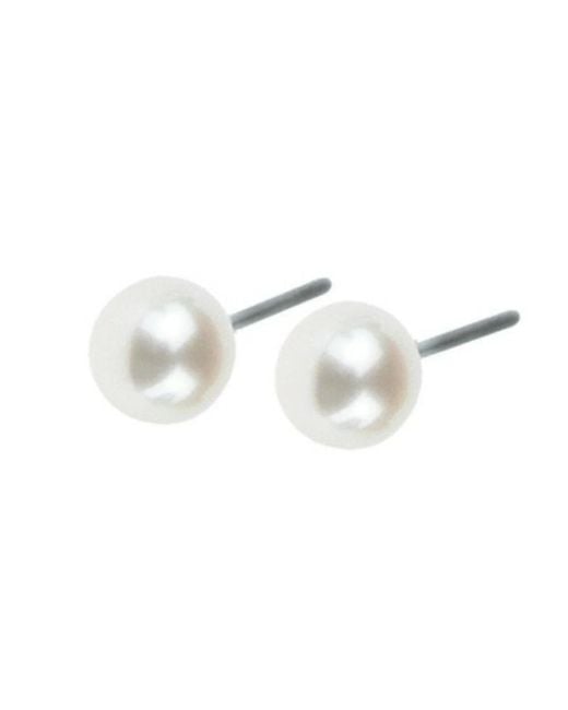 ERNSTES DESIGN White Zeitlose Eleganz Perlenohrringe
