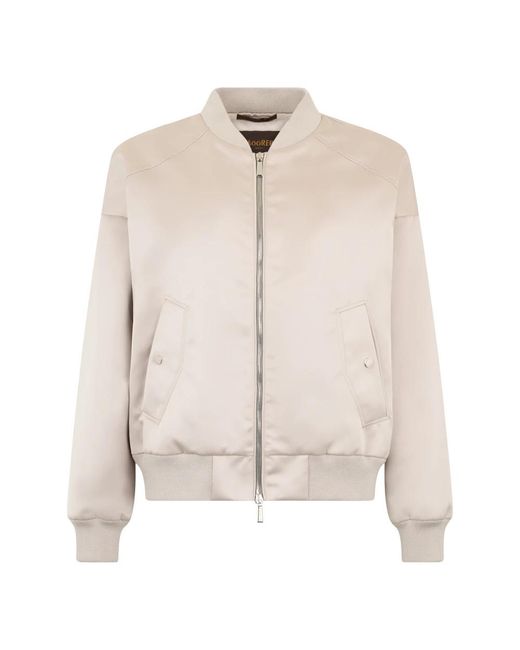 Moorer Natural Bomber Jackets